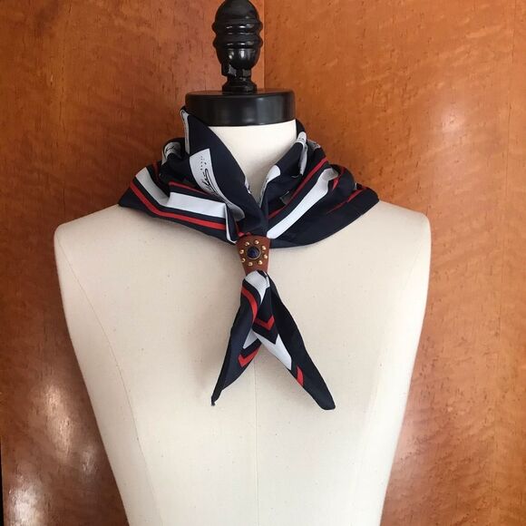 VINTAGE 80’s AMERICAN Presidents Election Scarf - Picture 1 of 16